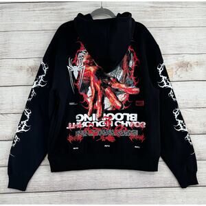 Civil Regime x Marvel Spiderman Blooming Through Chaos Hoodie Adult L Black NEW